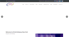 Desktop Screenshot of christembassynewyork.org